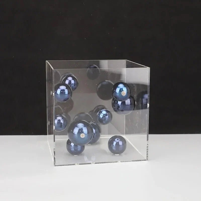 Hommfer – Cube Décoratif Art Sphères Flottantes - Hommfer