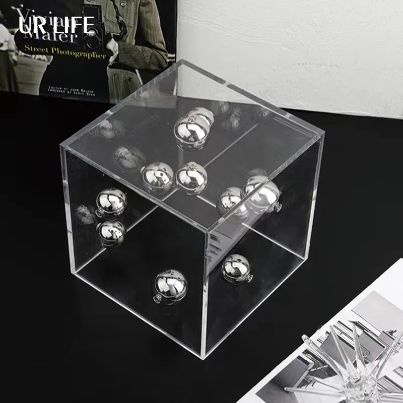 Hommfer – Cube Décoratif Art Sphères Flottantes - Hommfer