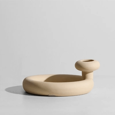 Hommfer – Décor Céramique Taupe et Bougeoirs Modernes - Hommfer
