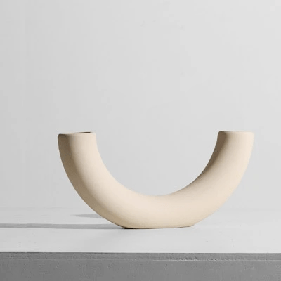 Hommfer – Décor Céramique Taupe et Bougeoirs Modernes - Hommfer