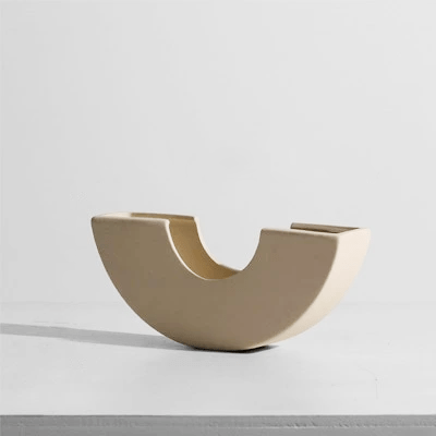 Hommfer – Décor Céramique Taupe et Bougeoirs Modernes - Hommfer
