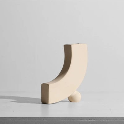 Hommfer – Décor Céramique Taupe et Bougeoirs Modernes - Hommfer