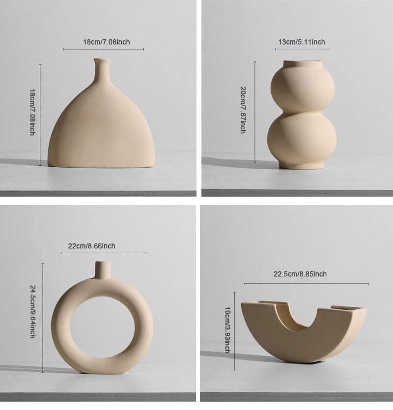 Hommfer – Décor Céramique Taupe et Bougeoirs Modernes - Hommfer