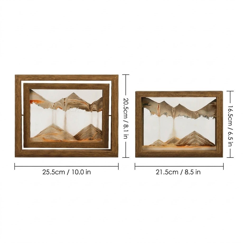 Hommfer – Décoration de sable rotative en verre pour un intérieur élégant - Hommfer