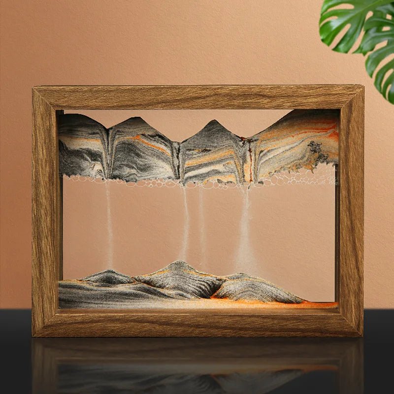Hommfer – Décoration de sable rotative en verre pour un intérieur élégant - Hommfer