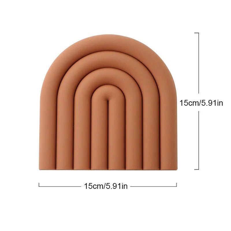 Hommfer - Dessous de Verre Arc - en - Ciel en Silicone - Hommfer