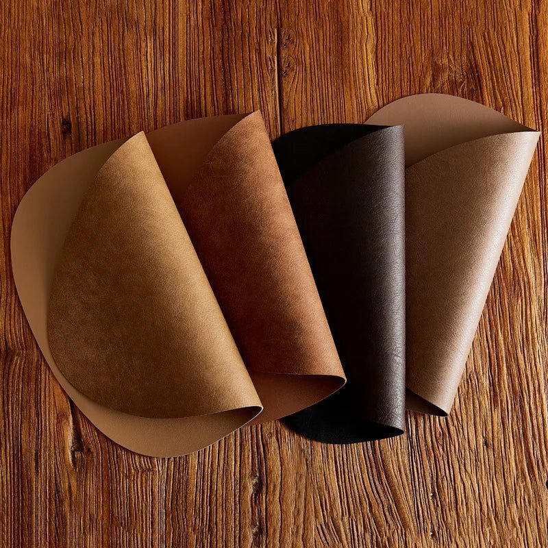 Hommfer – Dessous de Verre en Cuir au Design Traditionnel - Hommfer