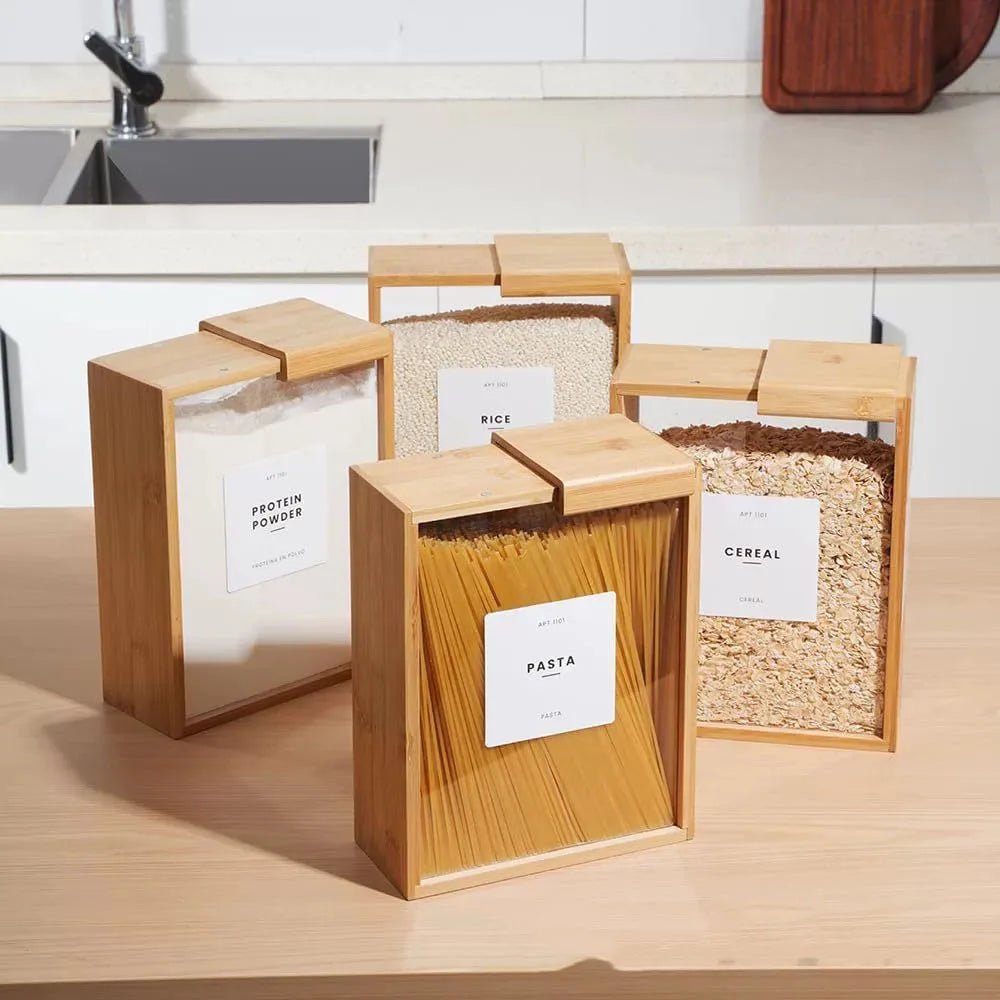 Hommfer – Distributeur de Céréales en Bambou 2L - Hommfer