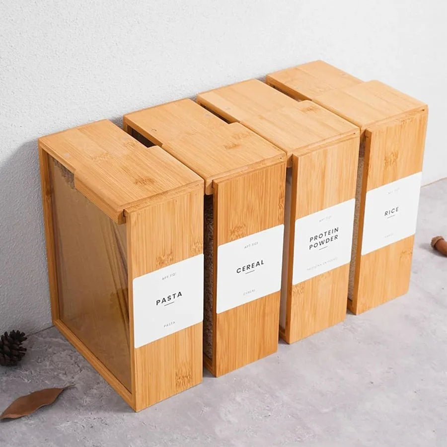 Hommfer – Distributeur de Céréales en Bambou 2L - Hommfer