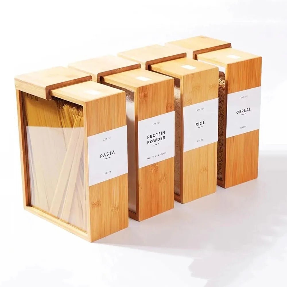 Hommfer – Distributeur de Céréales en Bambou 2L - Hommfer