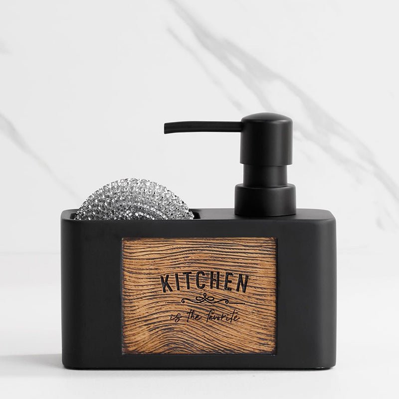 Hommfer – Distributeur de Savon Élégant avec Support Pratique pour Éponge - Hommfer