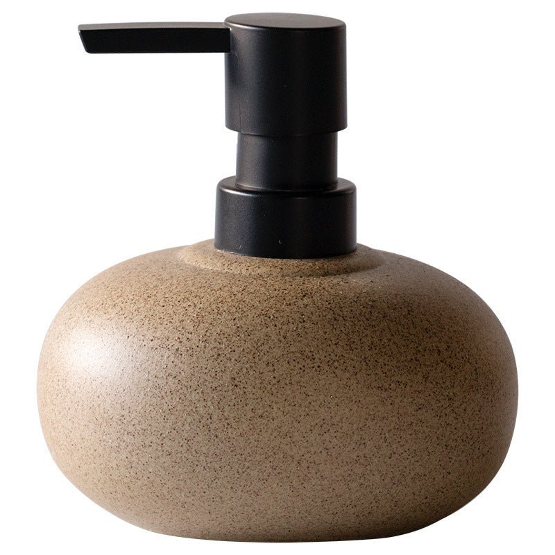 Hommfer – Distributeur de savon élégant en céramique blanche pour salle de bain - Hommfer