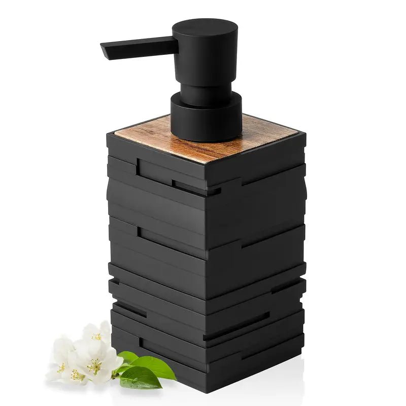 Hommfer – Distributeur de Savon Élégant en Noir Mat - Hommfer