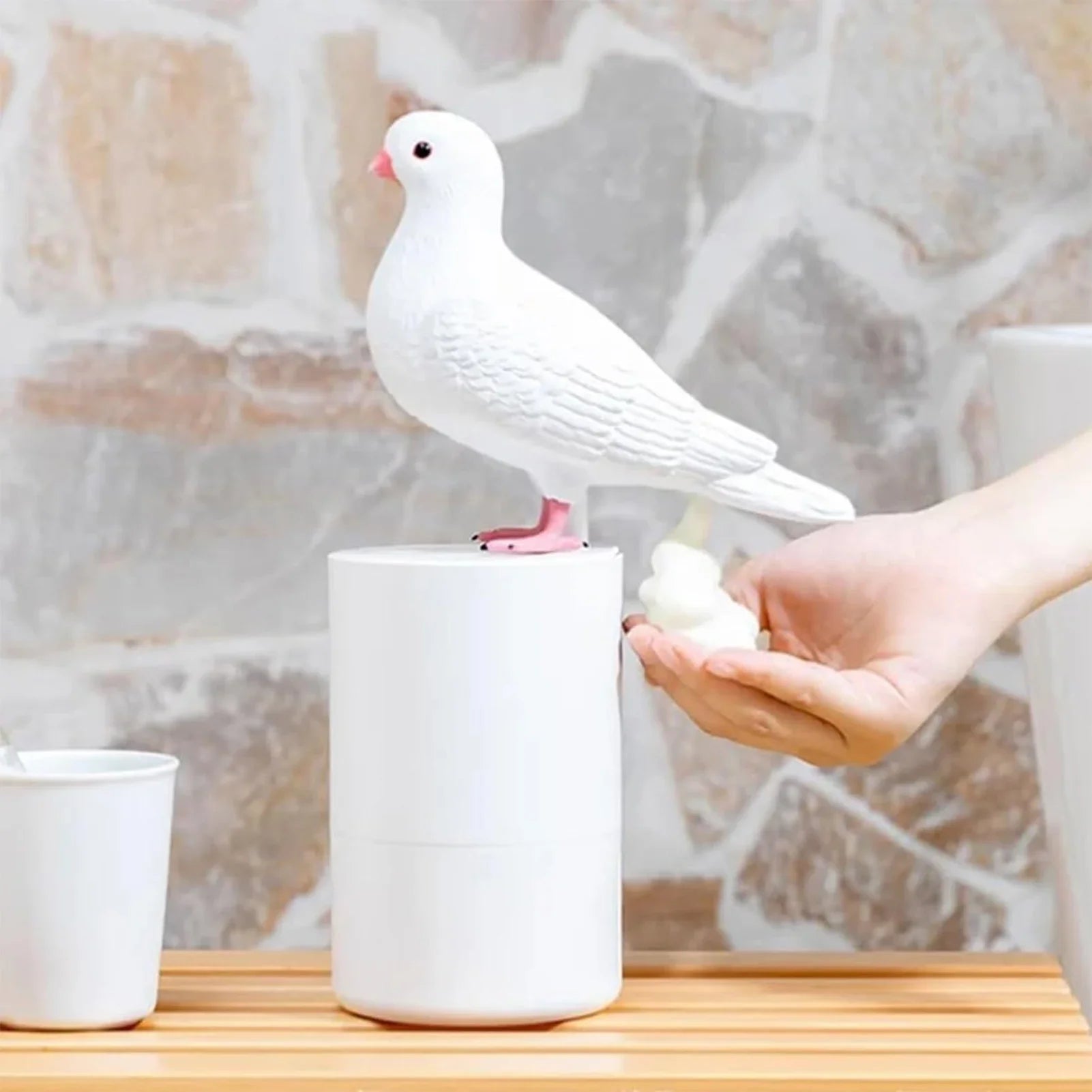 Hommfer – Distributeur de Savon en Forme de Pigeon - Hommfer
