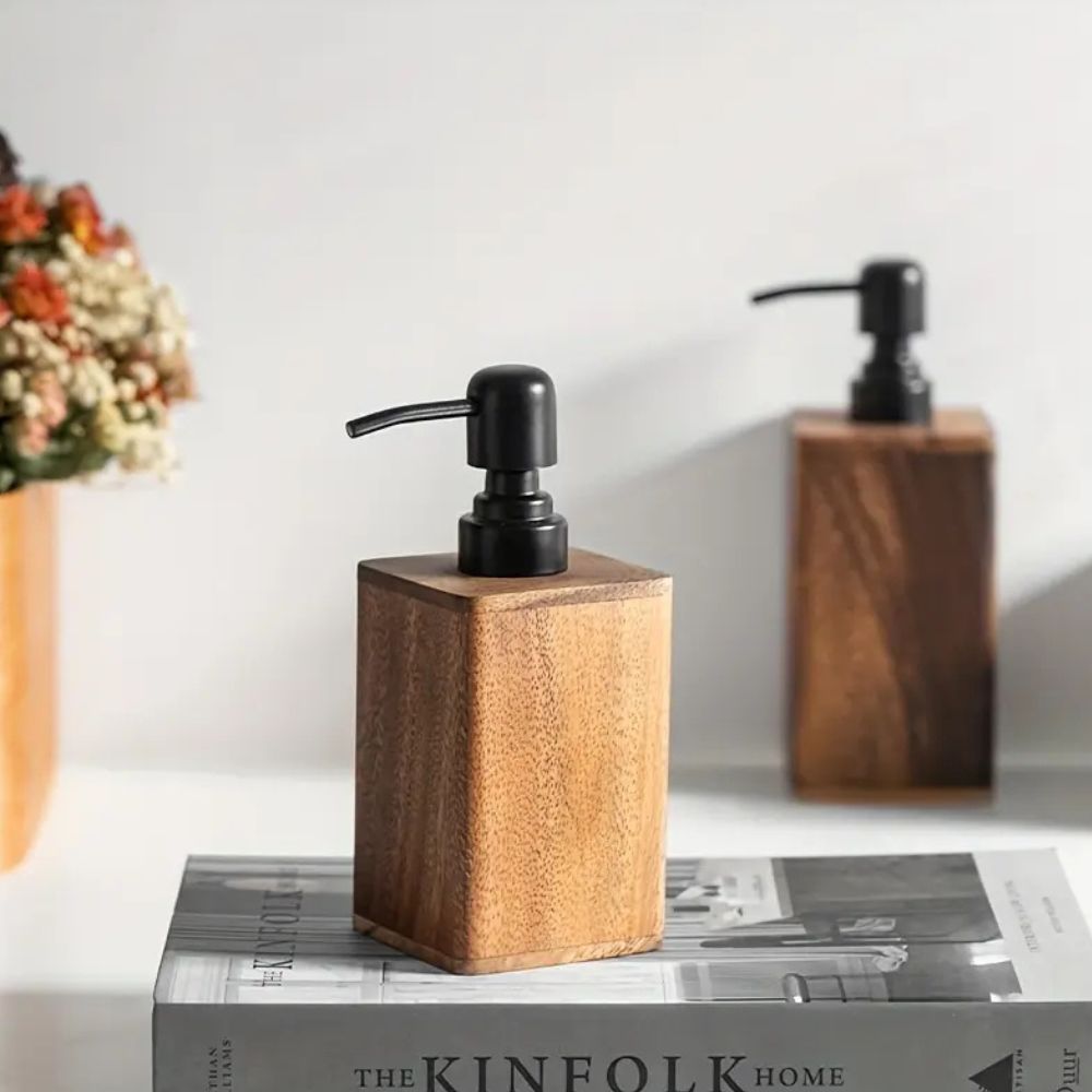 Hommfer – Distributeur de Savon et Lotion en Noyer - Hommfer