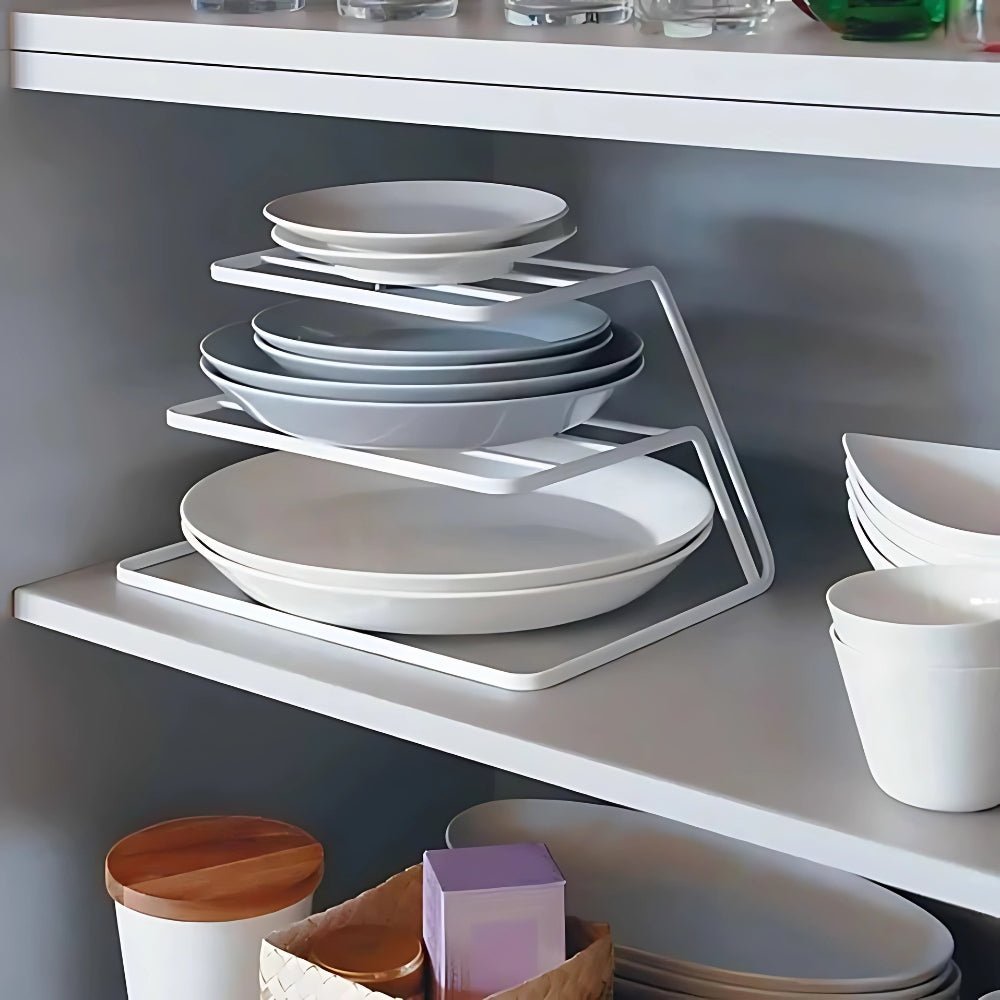 Hommfer – Égouttoir à Assiettes à Deux Niveaux - Hommfer