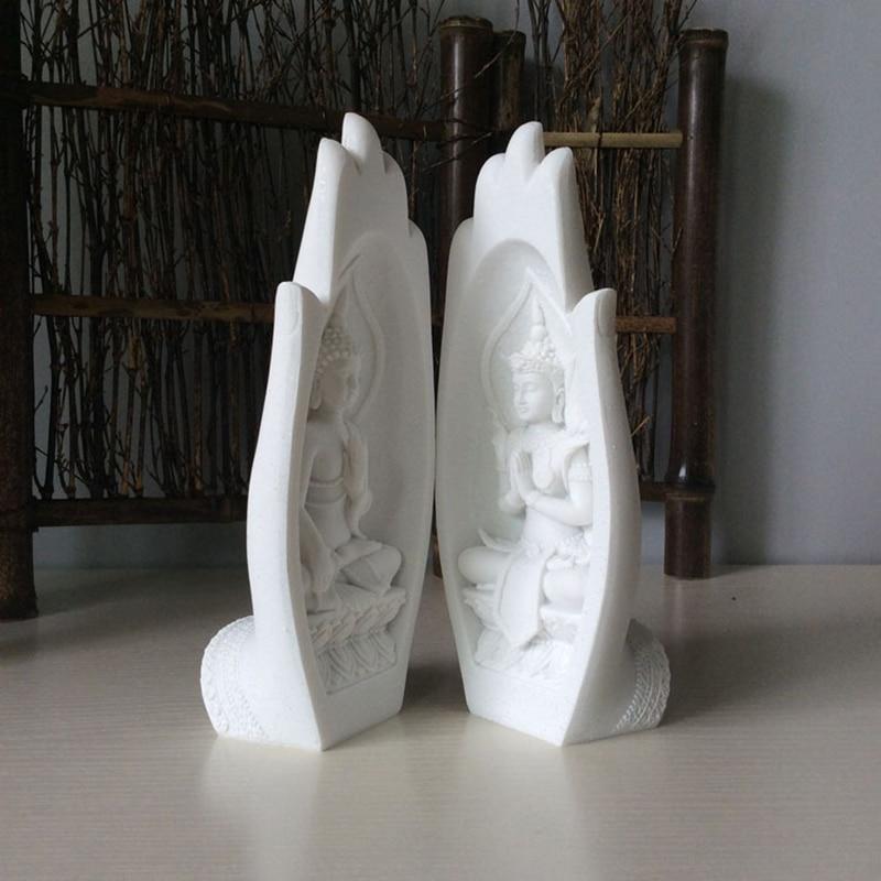 Hommfer – Ensemble de 2 Figurines Bouddha Décoratives - Hommfer