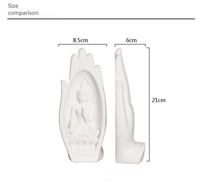 Hommfer – Ensemble de 2 Figurines Bouddha Décoratives - Hommfer