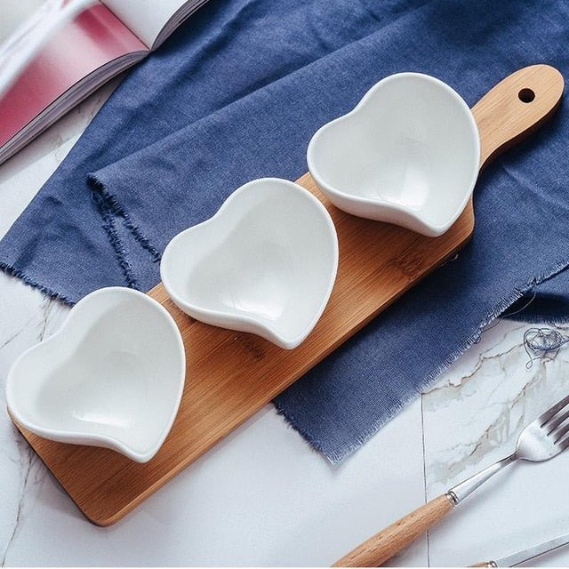 Hommfer – Ensemble de 3 Coupelles à Snacks avec Plateau en Bois - Hommfer