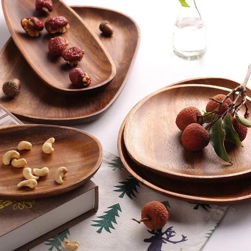 Hommfer - Ensemble de Bols de Service en Bois – 5 Pièces pour Snacks et Délices - Hommfer
