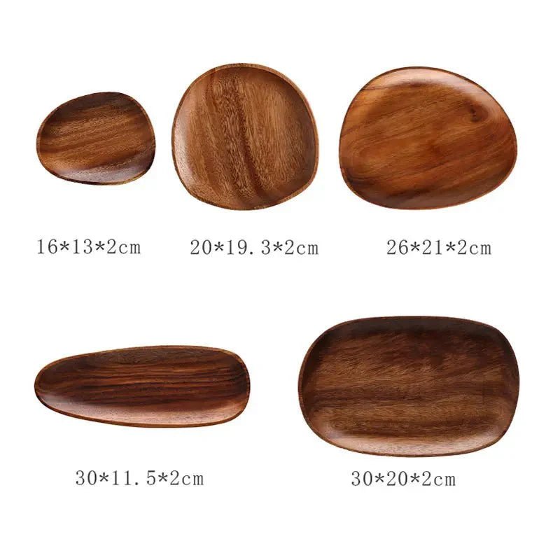 Hommfer - Ensemble de Bols de Service en Bois – 5 Pièces pour Snacks et Délices - Hommfer