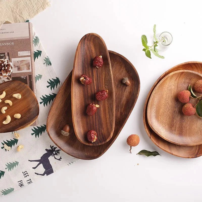 Hommfer - Ensemble de Bols de Service en Bois – 5 Pièces pour Snacks et Délices - Hommfer