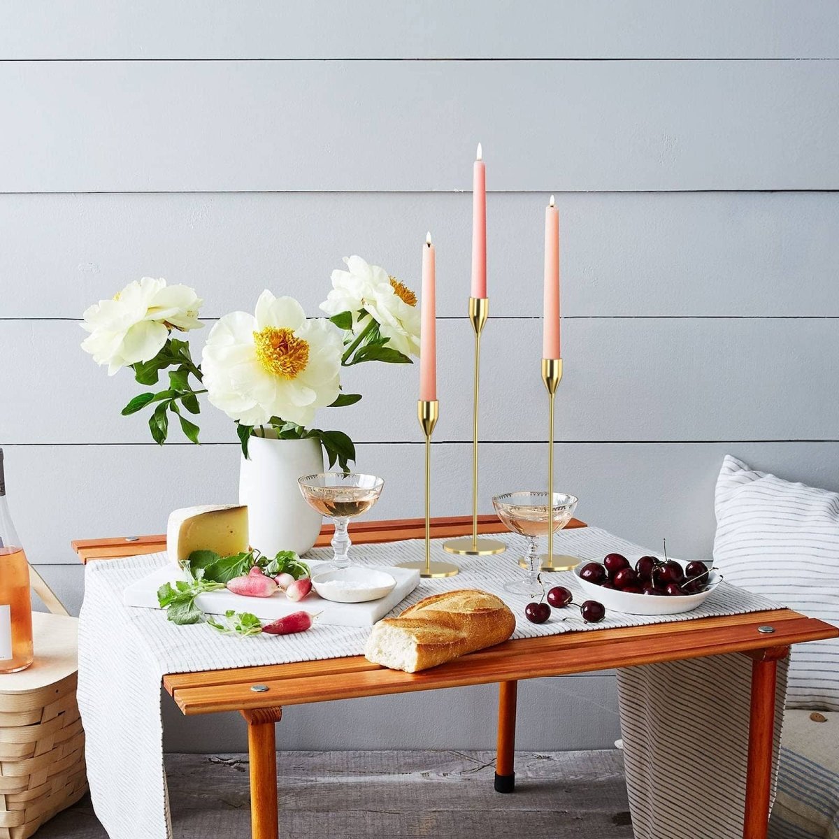 Hommfer – Ensemble de Bougeoirs en Métal 3 Pièces - Hommfer