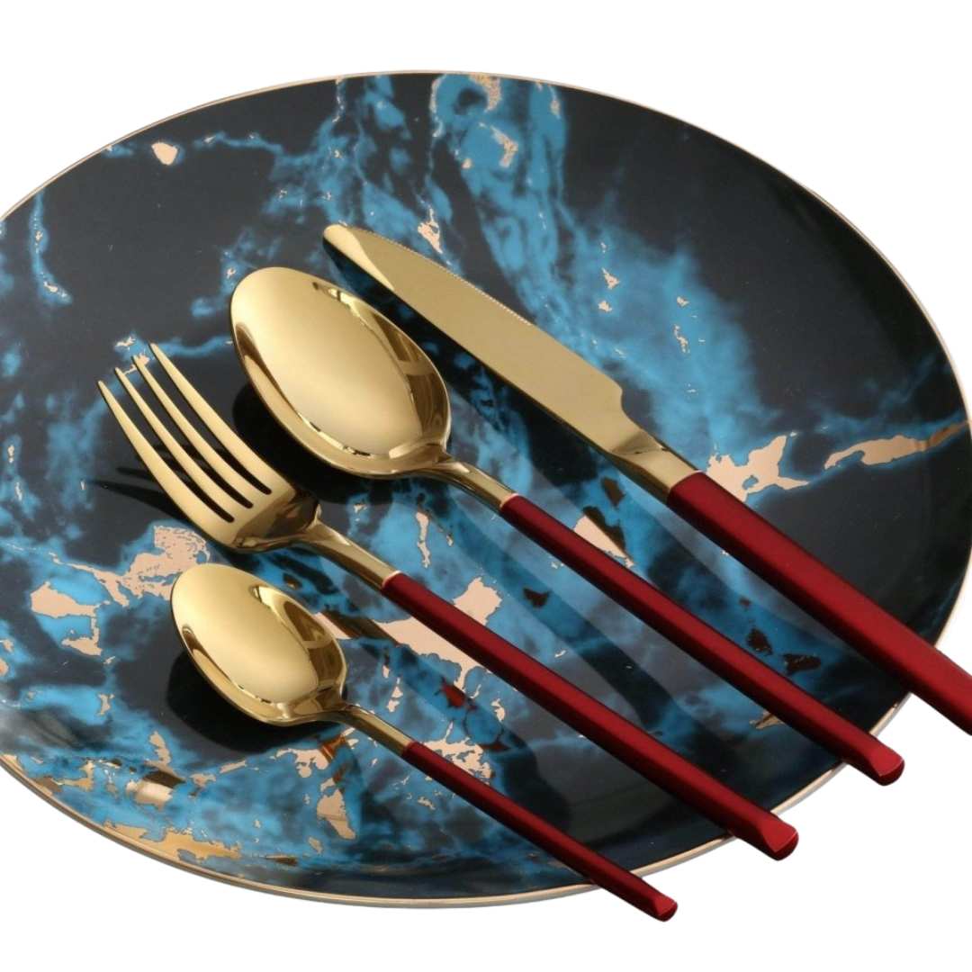 Hommfer – Ensemble de Couverts Inspiré du Style Italien en Acier Inoxydable - Hommfer
