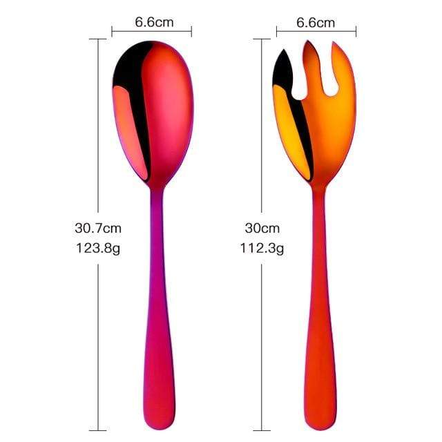 Hommfer – Ensemble de cuillères de service en acier inoxydable - Hommfer
