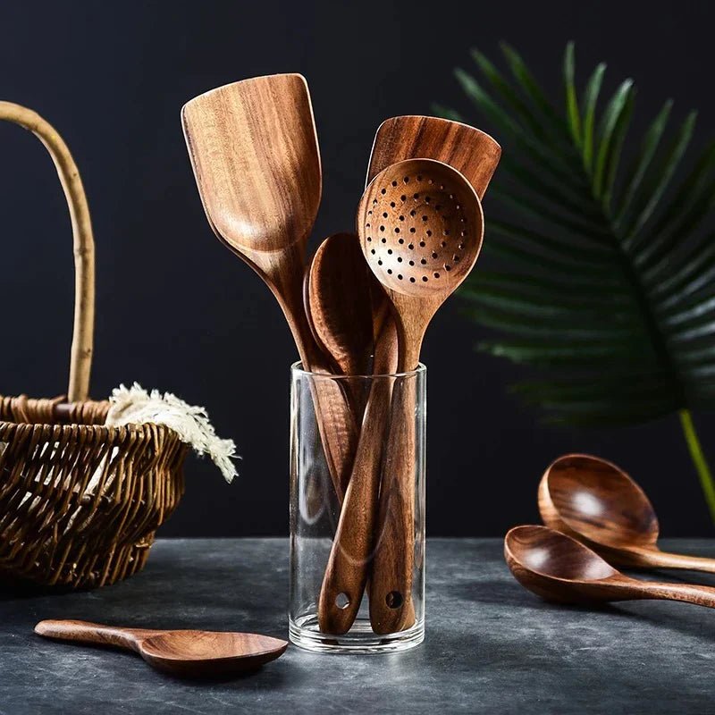 Hommfer – Ensemble de Cuisine Polyvalent en Bois d'Acacia - Hommfer