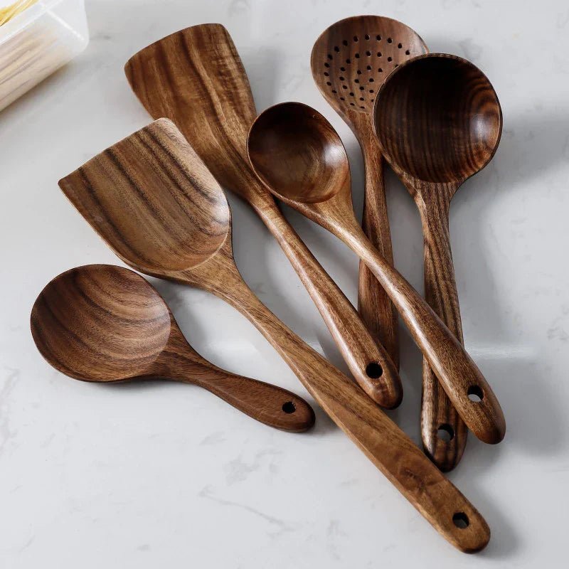 Hommfer – Ensemble de Cuisine Polyvalent en Bois d'Acacia - Hommfer