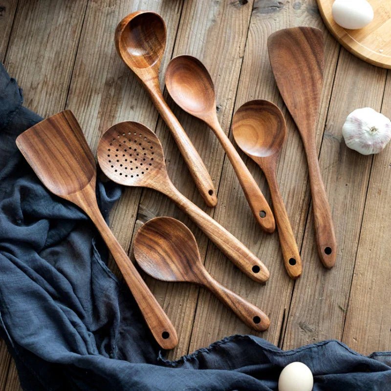 Hommfer – Ensemble de Cuisine Polyvalent en Bois d'Acacia - Hommfer