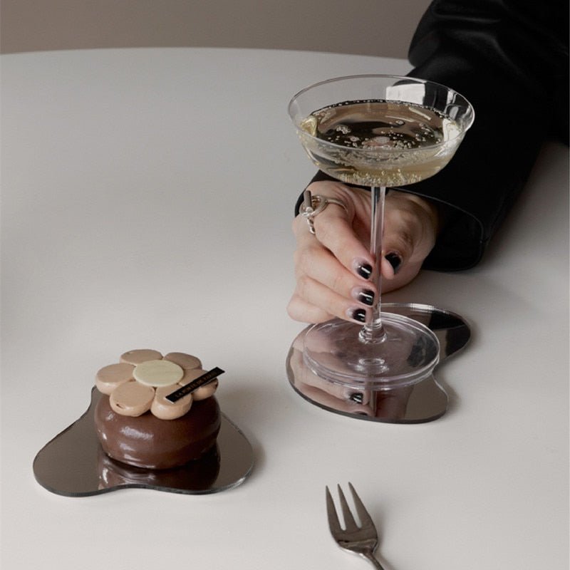Hommfer – Ensemble de Dessous de Verre et Plateaux Miroirs - Hommfer