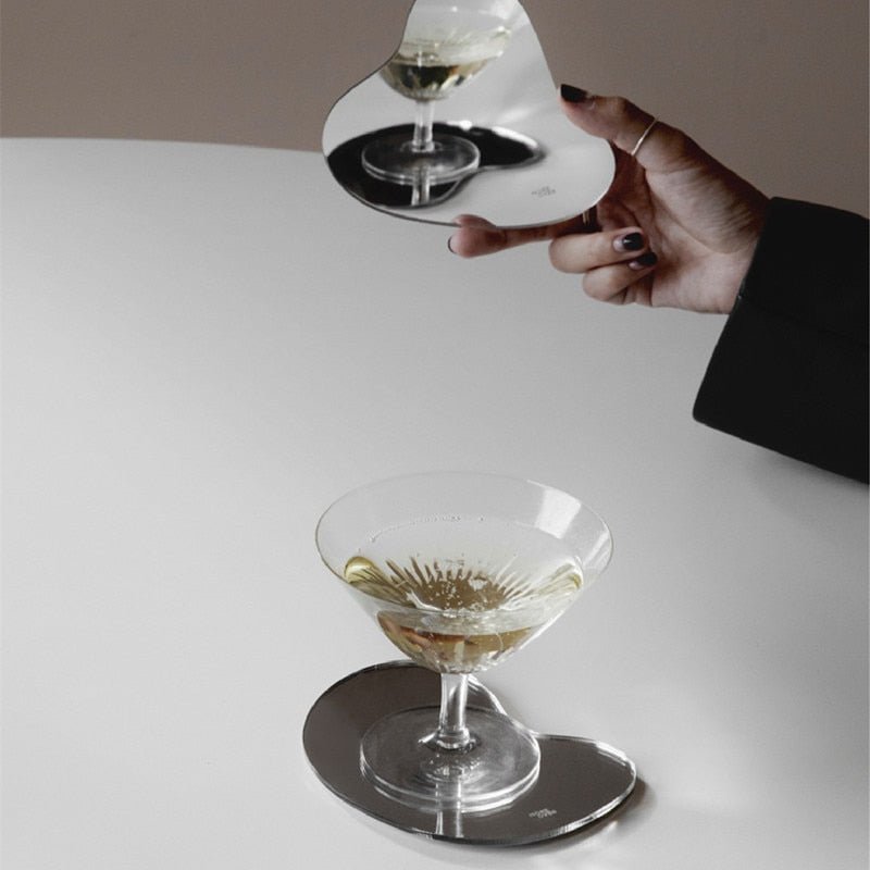 Hommfer – Ensemble de Dessous de Verre et Plateaux Miroirs - Hommfer