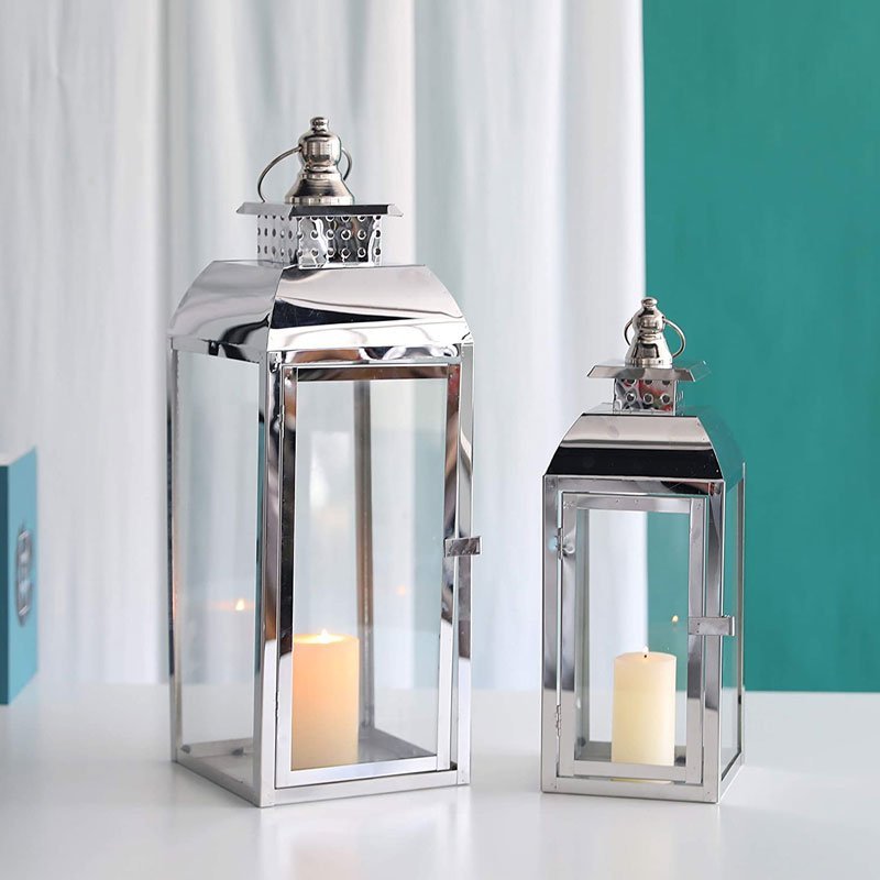 Hommfer – Ensemble de Lanternes en Acier Inoxydable - Hommfer