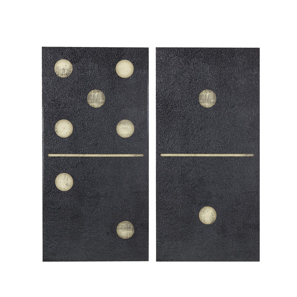 Hommfer – Ensemble de Toiles Domino Noir x2 - Hommfer