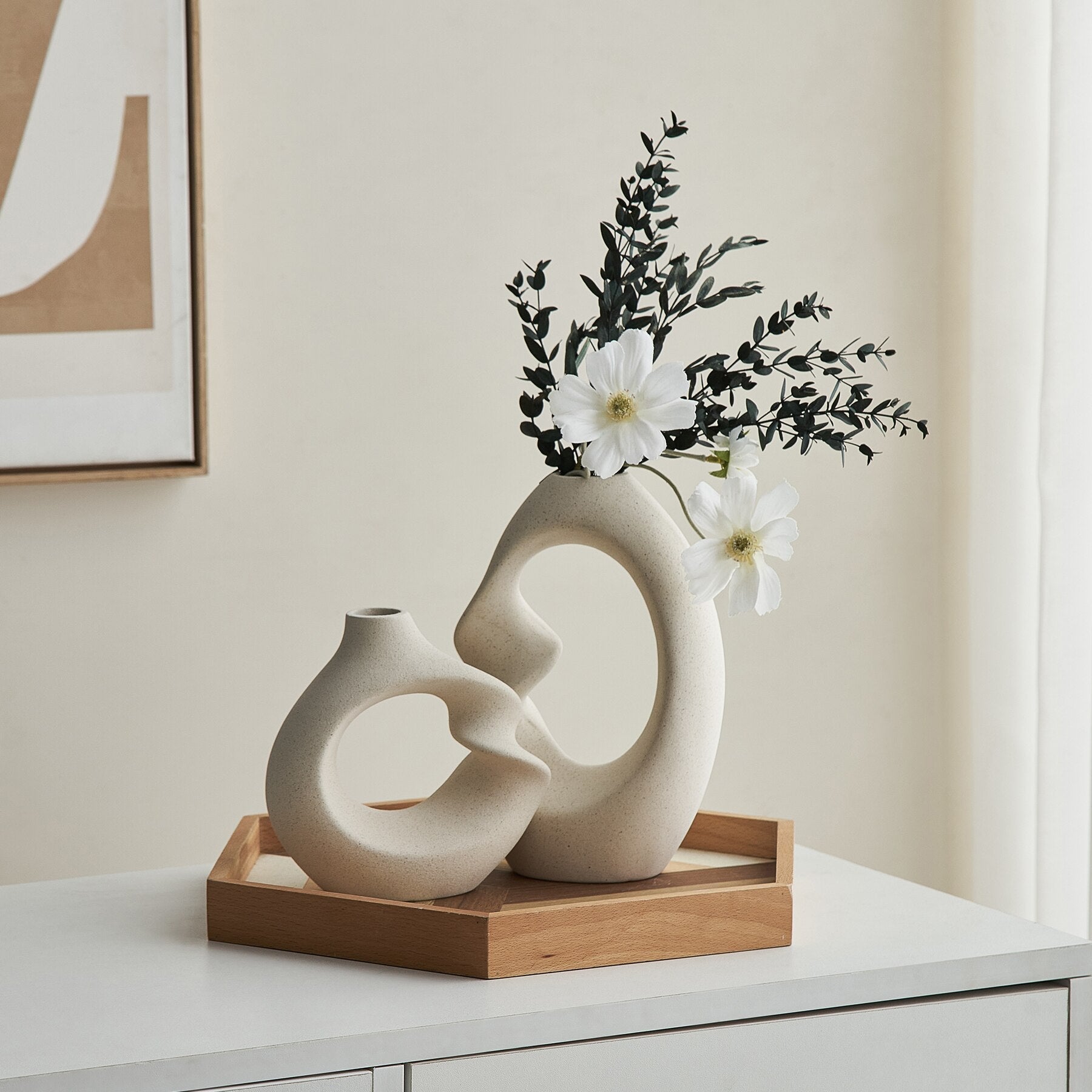 Hommfer – Ensemble de Vases en Céramique Tira Style Nordique - Hommfer