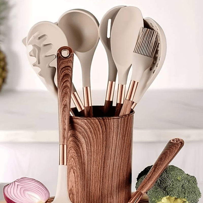 Hommfer – Ensemble d’Ustensiles de Cuisine en Silicone avec Design Élégant - Hommfer