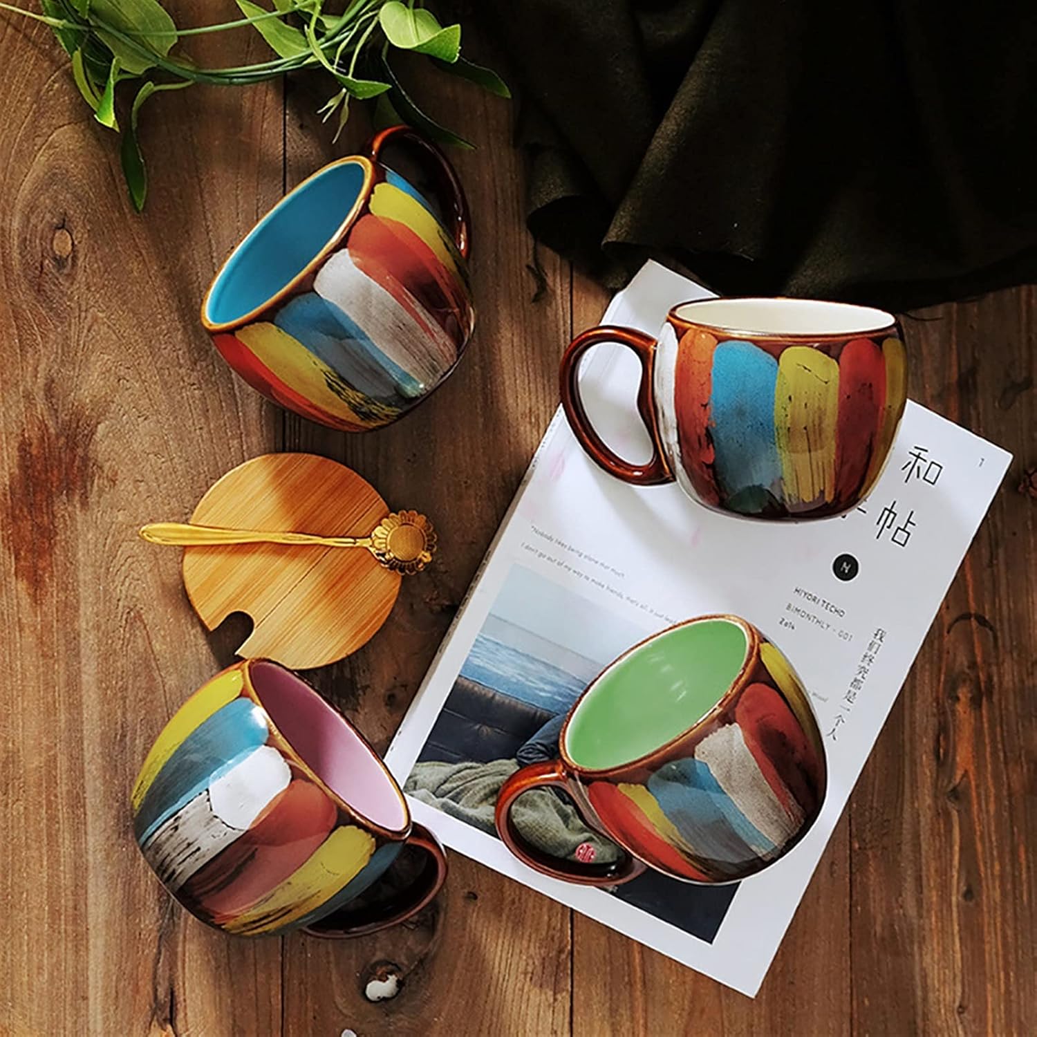 Hommfer – Ensemble Élégant de Tasses en Céramique Artisanale - Hommfer