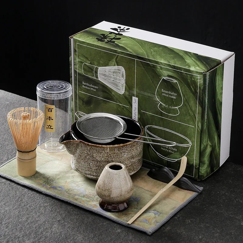 Hommfer - Ensemble Matcha Japonais 7 Pièces pour la Cuisine - Hommfer