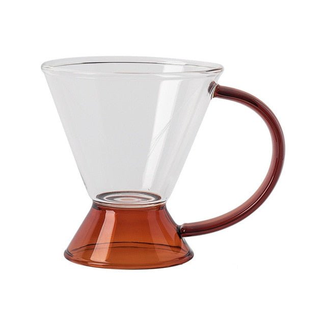 Hommfer – Ensemble théière en verre ambré avec plateau - Hommfer
