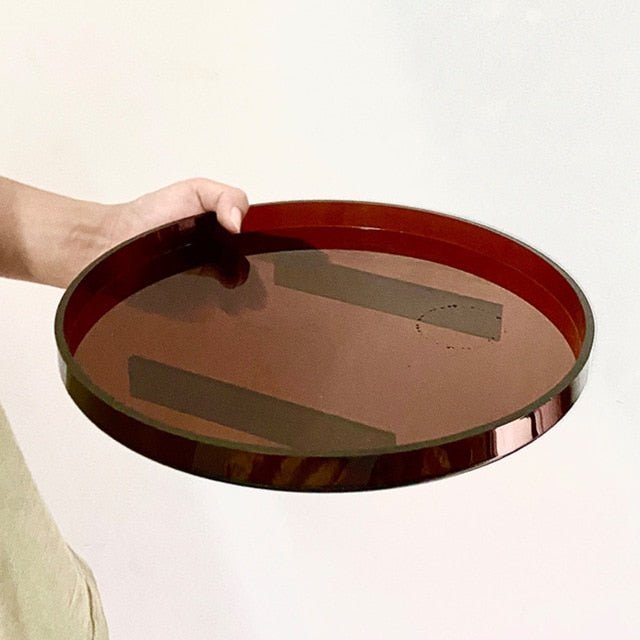 Hommfer – Ensemble théière en verre ambré avec plateau - Hommfer
