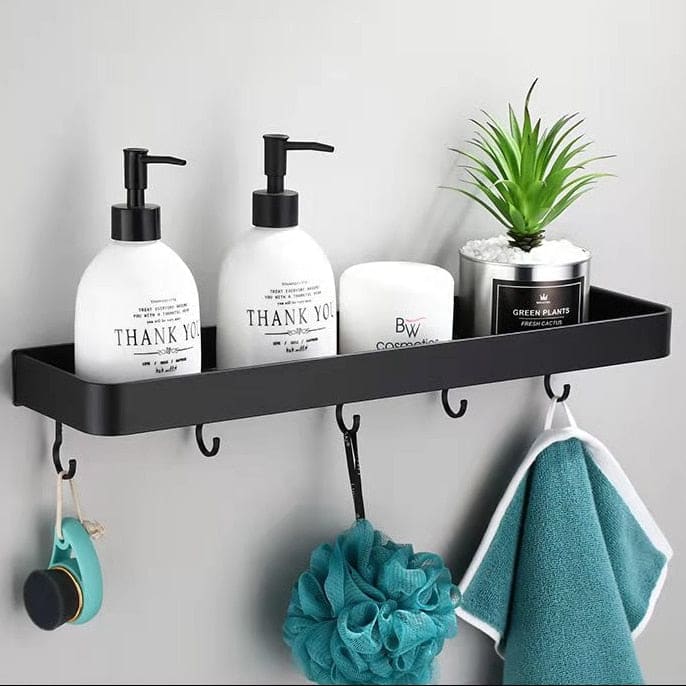 Hommfer – Étagère Murale Multifonction en Aluminium pour Salle de Bain - Hommfer