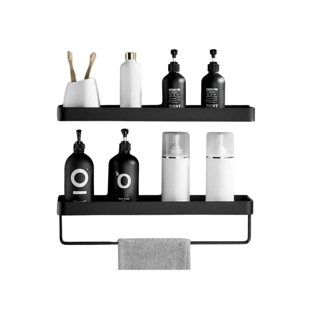 Hommfer – Étagère Murale Multifonction en Aluminium pour Salle de Bain - Hommfer