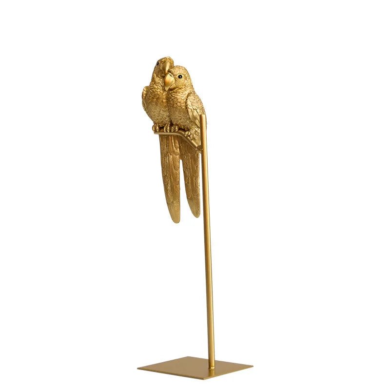 Hommfer – Figurine Perroquet Porte - Bonheur en Résine Moderne - Hommfer