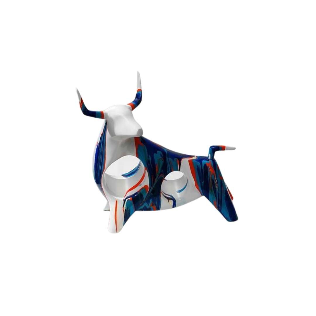 Hommfer - Figurine Taureau Norvégien Résine - Hommfer