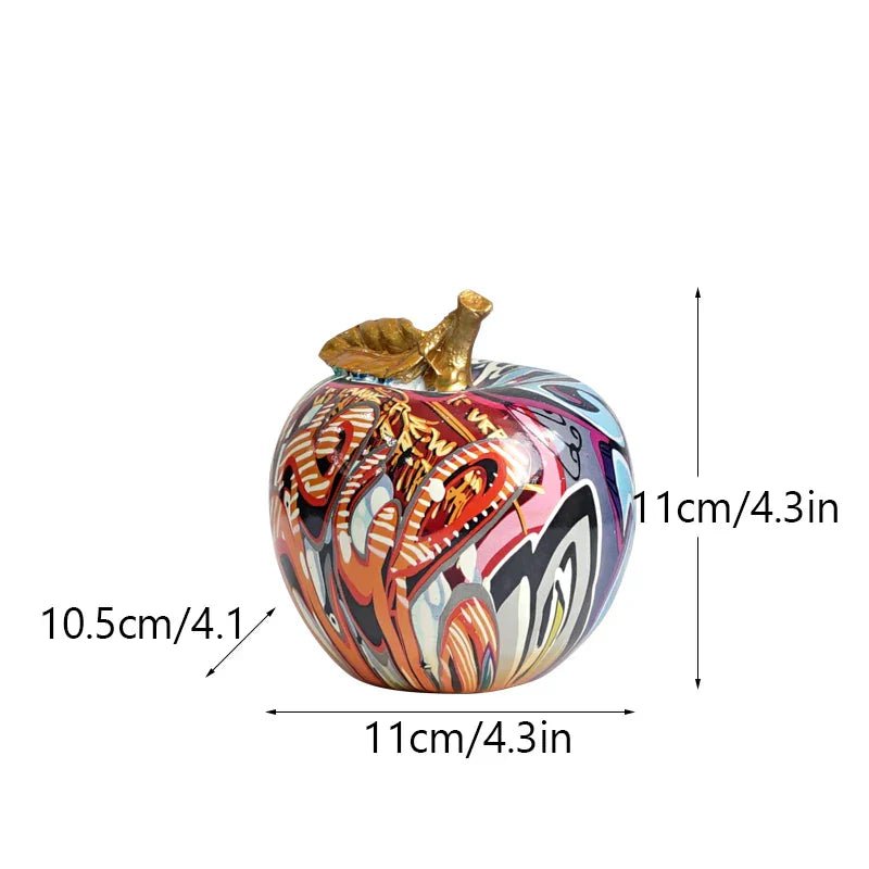 Hommfer - Figurines de Pomme Colorées en Résine - Hommfer