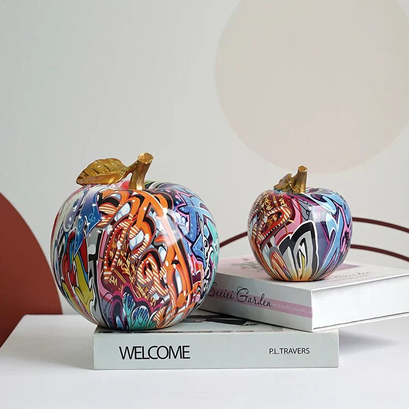 Hommfer - Figurines de Pomme Colorées en Résine - Hommfer