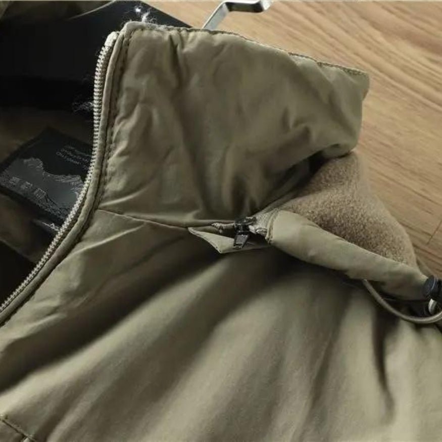 Hommfer - Forester Veste de printemps imperméable pour homme avec doublure polaire isolante et capuche amovible - Hommfer