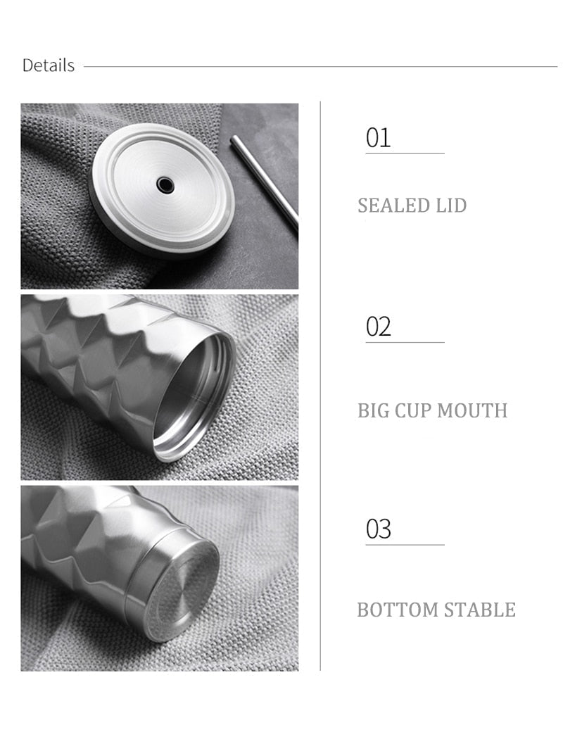 Hommfer - Gobelet Isotherme Portable en Acier Inoxydable - Hommfer